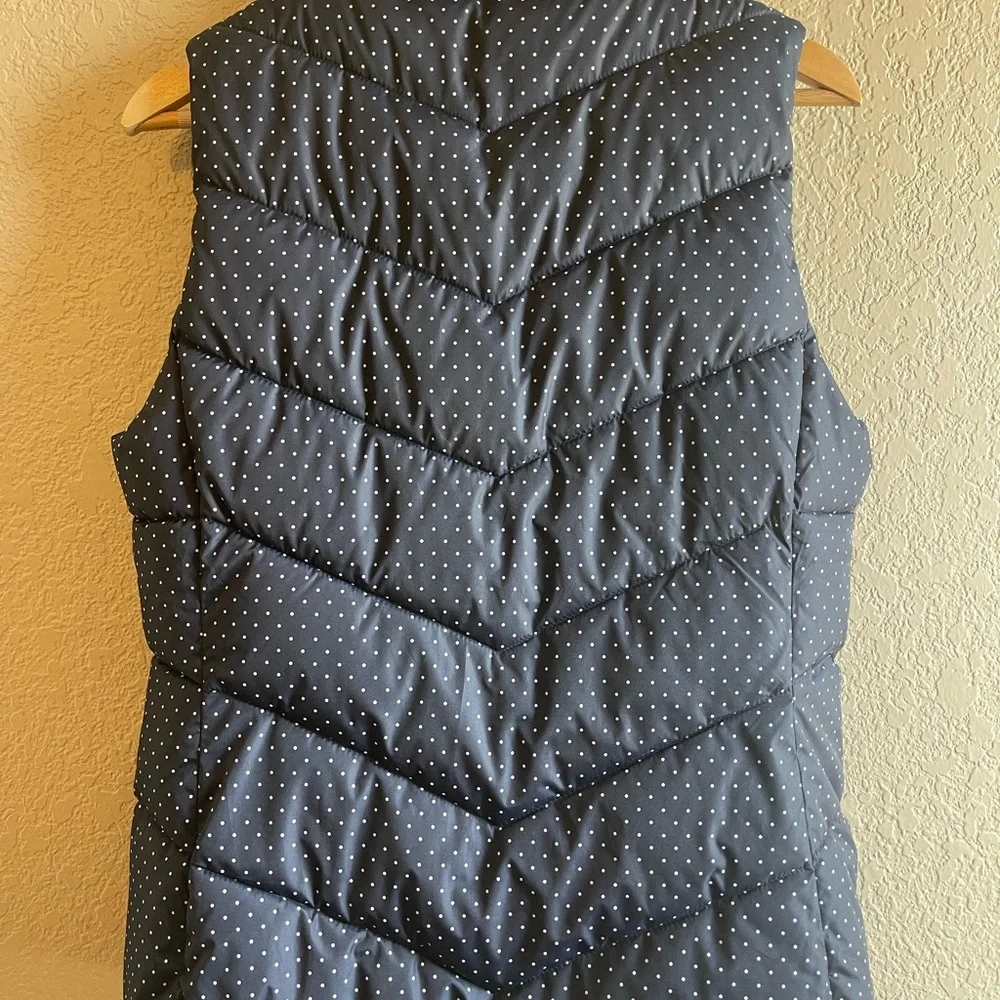 NWOT GAP Warmest Vest Marine Blue Dot | Medium - Picture 10 of 12